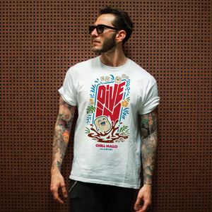 Front Dive | Adult Unisex Heavyweight T-Shirt - White