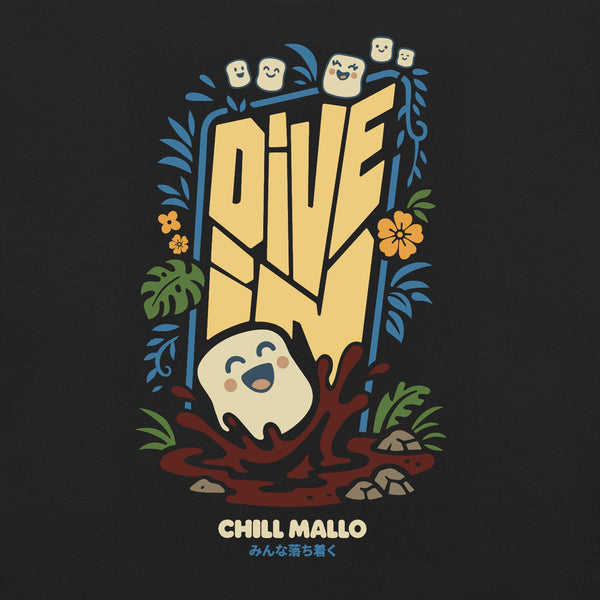 Dive In | Kids T-Shirt - Black