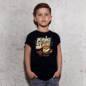 Gimme S'more | Kids Black T-Shirt