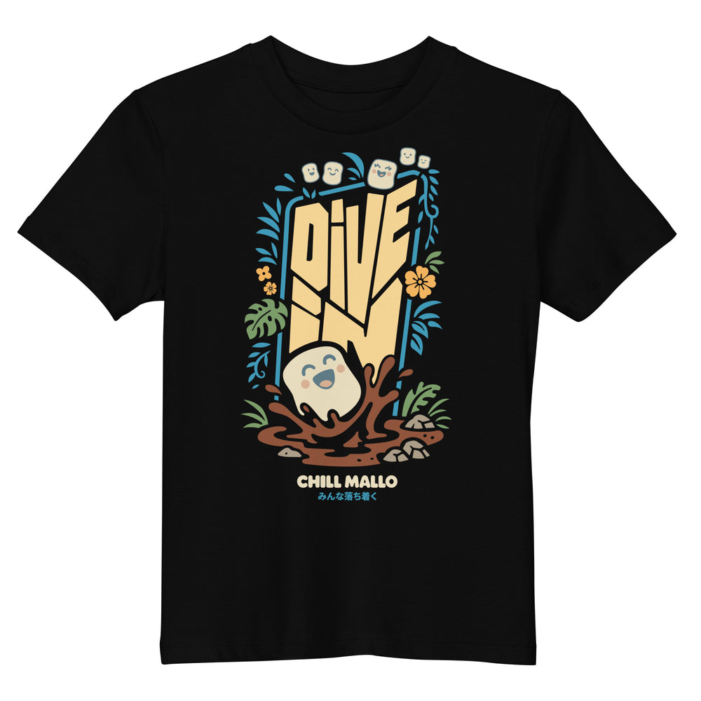 Dive In | Kids T-Shirt - Black