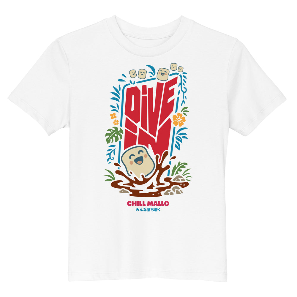 Dive In | Kids White T-Shirt