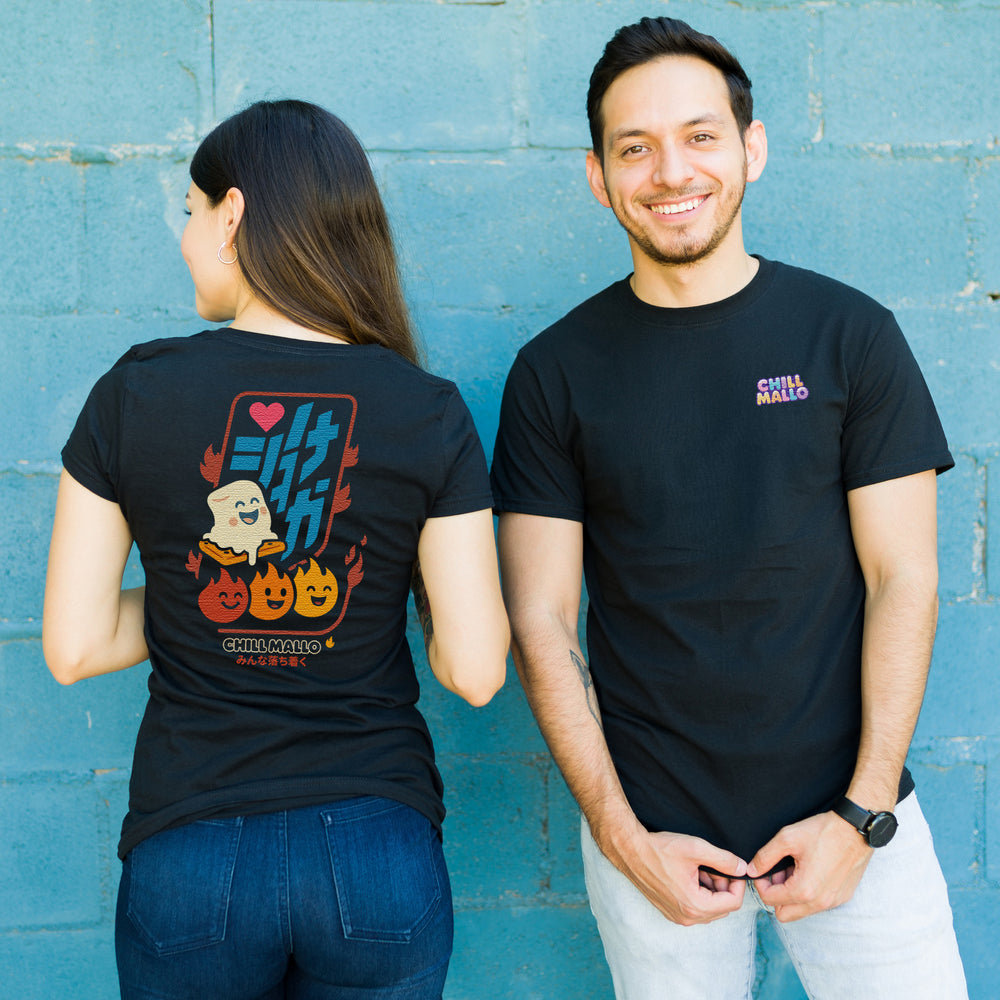 Toasted Mallo | Adult Unisex Heavyweight T-Shirt - Black